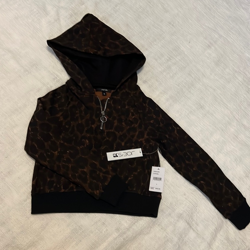 Leopard Print Girls Sweater B